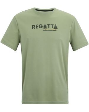 Regatta Fingal Pine Tree T-Shirt (Sage) - Green