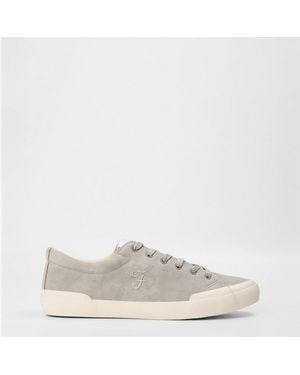 Farah Dallas Vulcanised Canvas Low Top Trainers - Grey