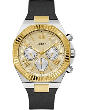 Guess Equity Watch Gw0791G1 Leather - Metallic