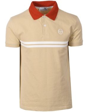 Sergio Tacchini Seregio Supermac Polo Mojave Desert/Rooibos Tea/Gardenia - Natural