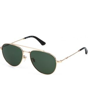 Police Splp20 57 570300 Sunglasses - Green