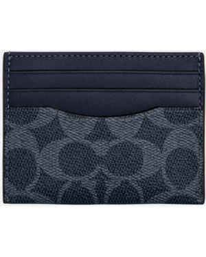 COACH Slim Id Card Case - Blue