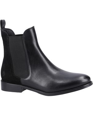 Hush Puppies Colette Suede Boots - Black
