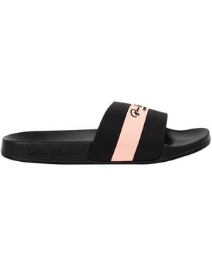 Born Rich Aurelio /Coral Sliders - Black