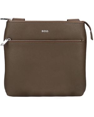 BOSS Open Zair Large Envelope Bag - Brown