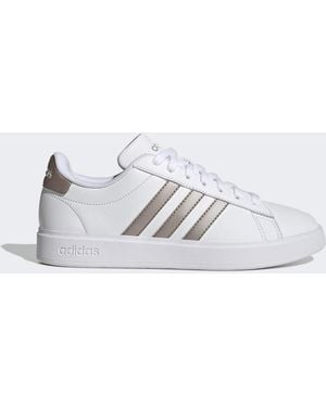 adidas Grand Court Cloudfoam Lifestyle Comfort Shoes - White