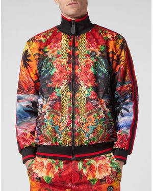 Philipp Plein Trainingspak: Top & Broek Hawaii - Rood
