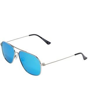 Privé Revaux Accessories Prive R The Marquise Aviator Double Bridge Sunglasses - Blue