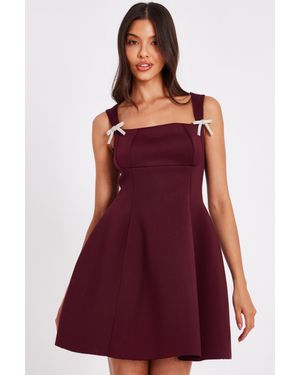 Quiz A-Line Mini Dress - Red