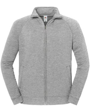 Fruit Of The Loom Adult Sweat Jacket (Athletic Heather) - Grey