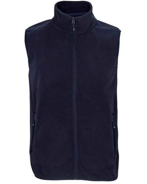 Sol's Adult Factor Microfleece Recycled Body Warmer - Blue