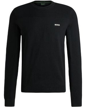 BOSS Momentum-X Crewneck Jumper - Black