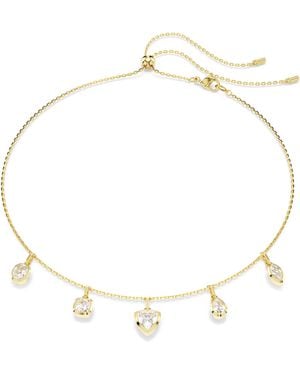 Swarovski 'Imber Organic' Vergulde Metalen Ketting - Metallic