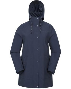 Mountain Warehouse Ladies Foxtail Waterproof Fleece Lined Jacket - Blue