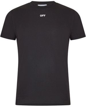 Off-White c/o Virgil Abloh Off Slim Fit T Shirt - Black