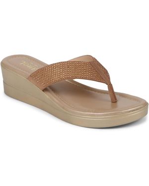 Jones Bootmaker Gerrie Wedge Sandals - Brown