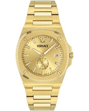 Versace Tolomeo Watch Ve0V00525 Stainless Steel - Metallic