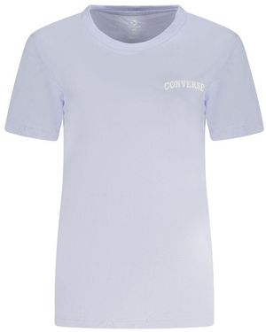 Converse Korte Mouw Crew Neck T-shirt - Blauw