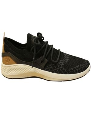 Timberland Flyroam Go Knit Chukka Mesh Lace Up Trainers A1Sr0 Textile - Black