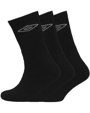 Umbro 3 Pack Sokken - Zwart