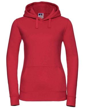 Russell Ladies Authentic Hoodie (Classic) - Red
