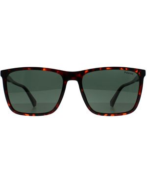Polaroid Rectangle Havana Polarized Pld 4180/S - Green