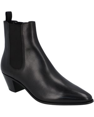 Celine Celine Chealsea Boot Leather - Black