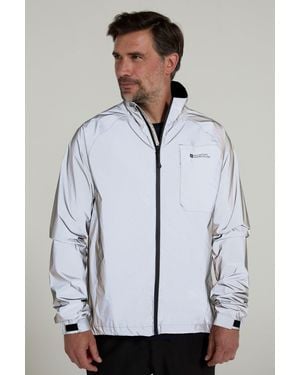 Mountain Warehouse 'Adrenaline' Cycling Jacket Reflective Waterproof Coat - Grey