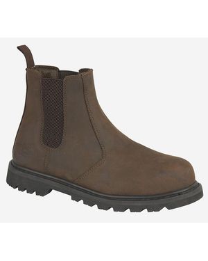 Grafters Glendale Safety Boot - Brown