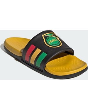 adidas Adilette Comfort 2.0 Jamaica Slides - Yellow