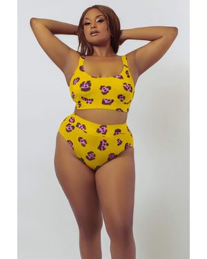 Kilo Brava Bamboo High Waist Brief - Yellow