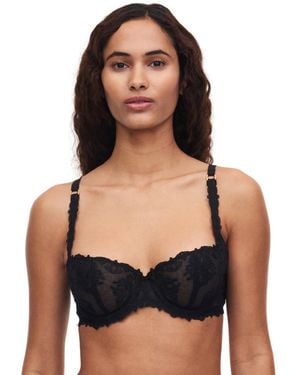 Chantelle Champs Elysees Balconette Bra - Black