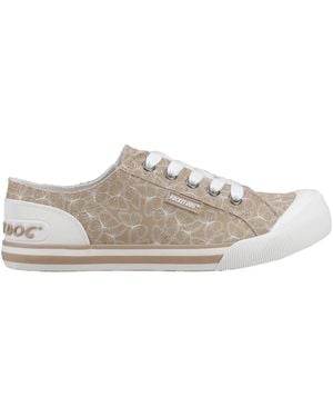 Rocket Dog Ladies Jazzin Mariposa Butterfly Casual Shoes - Grey