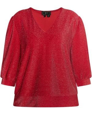 faina Glitter Shirt - Rood