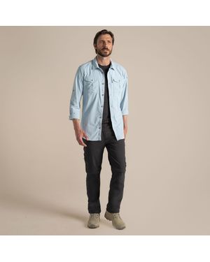 Craghoppers Adventure Iii Nosilife Long-Sleeved Shirt (Niagara) - Blue