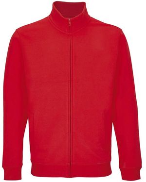 Sol's Adult Cooper Full Zip Sweat Jacket (Bright) - Red