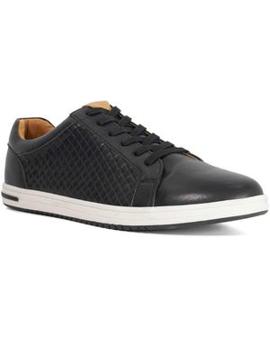 Dune Tezzy Weave Lace-Up Weave Trainers - Blue