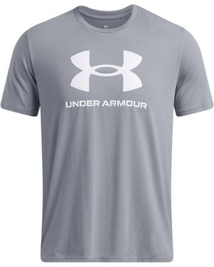 Under Armour Sport Style Logo Regular Fit T-Shirt - Grey