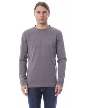 Verri Long Sleeve Crew Neck Tee Ve18313 - Purple