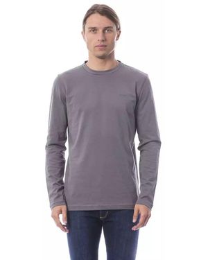 Verri Long Sleeve Crew Neck Tee Ve18313 - Purple