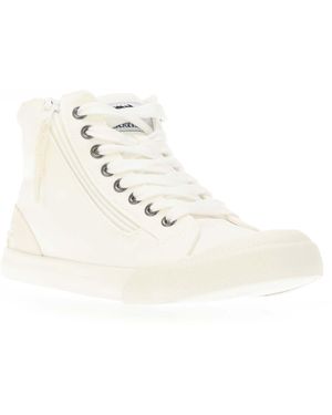 Rocket Dog Jazzin Hi Canvas Court Shoes - White