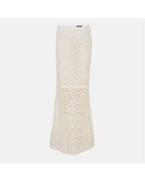 Amy Lynn Amylynn Crht Maxi Trumpet Crochet Skirt - Natural