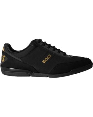BOSS Saturn Low Cut Trainers - Black