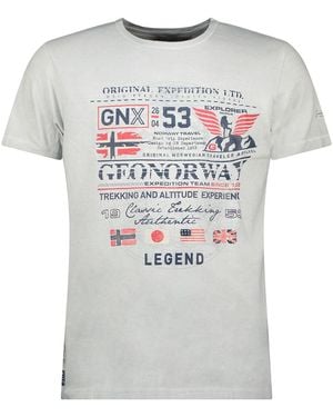 GEOGRAPHICAL NORWAY Short Sleeve T-Shirt Sw1562Hgno - White