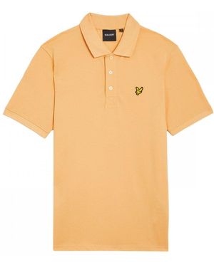 Lyle & Scott Plain Polo Shirt - Orange