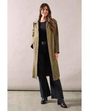 Wallis Coat Casual Jackets & Coats Cotton - Green