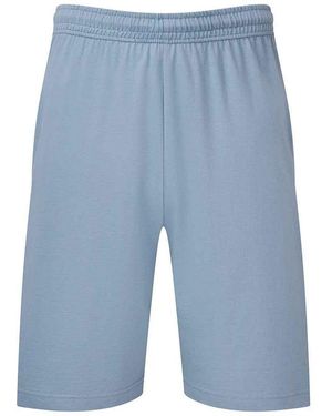 Fruit Of The Loom Iconic 195 Jersey Shorts (Mineral) - Blue