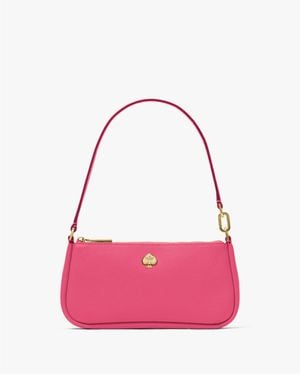 Kate Spade Kayla Pebbled Leather Convertible Wristlet - Pink