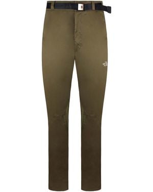 The North Face Logo Dark Trousers Nylon - Green