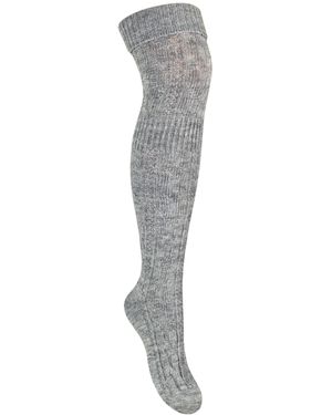 Steve Madden Over The Knee Wool Socks - Black